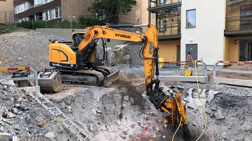 Betong-projekt i Sollentuna